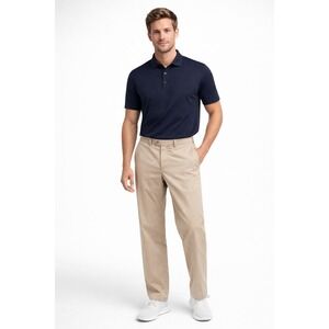 Hiltl Sports The Ultimate Trouser Khaki Chino Pants 36 Luxury Golf Tailored Cuff